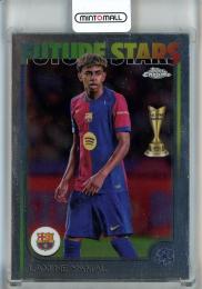 2024-25 Topps Chrome UEFA Club Competitions Lamine Yamal #27 FC Barcelona