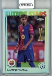 2024-25 Topps Chrome UEFA Club Competitions Lamine Yamal Refractors #27 FC Barcelona