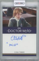 2024 RITTENHOUSE Doctor Who Series 5-7 Inscriptions "Milo" / CLEM TIBBER as MILO