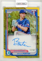 2024 1st Bowman Chrome	Brock Porter	Autograph	12/50