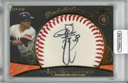 【裏面左側微キズあり】2021 EPOCH 読売ジャイアンツ Stars & Legends 原辰徳 直筆サインボールカード【2/2】