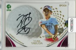 2020 EPOCH JLPGA 安田祐香 直筆サインカード【32/90】