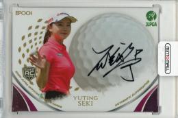 2020 EPOCH JLPGA セキ・ユウティン 直筆サインカード【73/90】