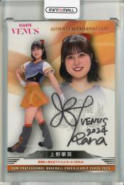 2024 BBM プロ野球チアリーダーカード DANCING HEROINE 上野華菜 直筆サインカード【88/90】 読売巨人軍公式マスコットガールVENUS