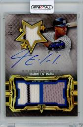 2020 Topps Triple Threads Thairo Estrada #RFPAR-TES Rookies and Future Phenoms Autograph Relic Card【3/99】 New York Yankees