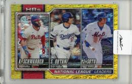 2026 TOPPS SERIES 1 Kyle Schwarber/Shohei Ohtani/Juan Soto #84【040/399】 Philadelphia Phillies/Los Angeles Dodgers/New York Mets