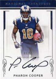 2016 PANINI National Treasures Football	Pharoh Cooper Autograph 40/99