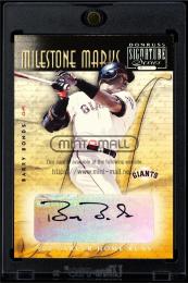 2001 Donruss Signature Series #4 Barry Bonds Milestone Marks【41/55】  (MSV#1758)