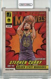 2021-22 Panini Donruss Stephen Curry Net Marvels Press Proof White Letters #7《初期不良あり》