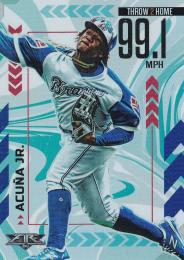 2020 Topps Fire Atlanta Braves Ronald Acuna Jr. Arms Ablaze