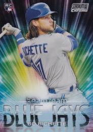 2020 Topps Stadium Club Chrome Toronto Blue Jays Bo Bichette Beam Team