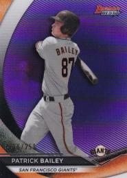 2020 Topps Bowman's Best San Francisco Giants Patrick Bailey Top Prospects Purple Refractors (パラレル版) 128/250