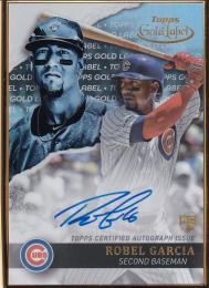 2020 Topps Gold Label Chicago Cubs Robel Garcia Framed Autographs