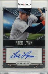 2014 PANINI Prizm Fred Lynn Signatures #24 Boston Red Sox