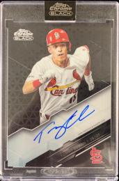 2020 Topps Chrome Black St. Louis Cardinals Tommy Edman Autographs