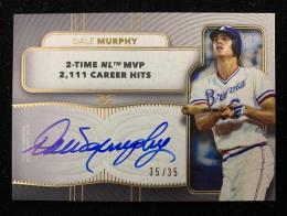 2021 Topps Definitive Collection Atlanta Braves Dale Murphy Legendary Autograph Collection (Lastナンバー!) 35/35