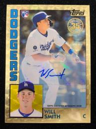 2019 Topps Update Silver Pack 1984 Promo Los Angeles Dodgers Will Smith Autographs SuperFractor パラレル版 (1of1!) 1/1