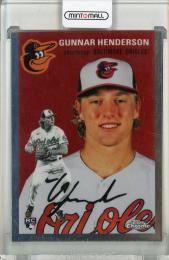 2023 Topps Chrome Platinum Anniversary Gunnar Henderson Base #50 Baltimore Orioles