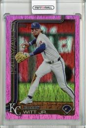 2025 Topps Series 1 Bobby Witt Jr. Pink Sandglitter Kansas City Royals