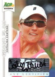 2013 ACE Authentic Grand Slam  Catalina Castano Autograph