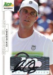 2013 ACE Authentic Grand Slam  Sam Querrey Autograph