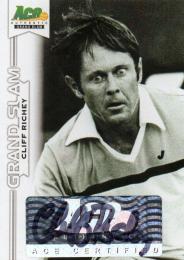 2013 ACE Authentic Grand Slam  Cliff Richey Autograph