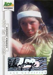 2013 ACE Authentic Grand Slam  Andrea Jaeger Autograph