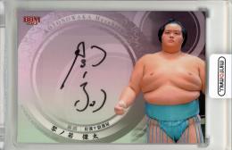 2023 BBM 大相撲カード 琴ノ若傑太 直筆サインカード【59/60】