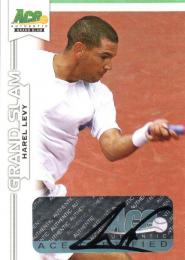 2013 ACE Authentic Grand Slam  Harel Levy Autograph
