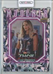 2023 Upper Deck Thor Love and Thunder Natalie Portman as Mighty Thor Mjolnir/#M-2