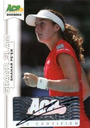 2013 ACE Authentic Grand Slam  Shahar Pe'er Autograph