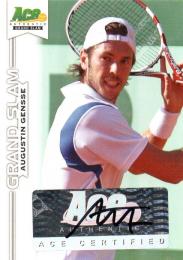 2013 ACE Authentic Grand Slam  Augustin Gensse Autograph