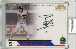 2025 EPOCH 東京ヤクルトスワローズ PREMIER EDITION  川端 慎吾 AUTHENTIC AUTOGRAPH ゴールド版【10/39】