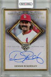 2023 Topps Gilded Collection  Dennis Eckersley Gold Framed Hall of Famers Autographs #HAFA-DEC【36/99】 St. Louis Cardinals