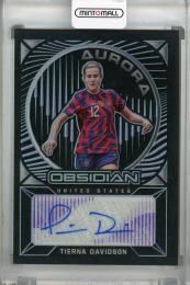 2021-22 Panini Obsidian USA Tierna Davidson Aurora Autographs Electric Etch Purple  09/75