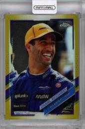 2021 Topps Chrome Formula 1  Daniel Ricciardo Gold Purple Refractors #28 ※初期傷あり