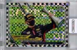 2021 Topps Chrome Formula 1  Max Verstappen Checker Flag #168