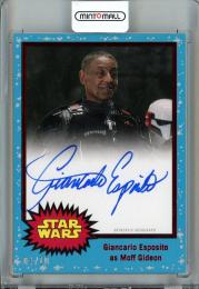 2024 star wars galactic antiquities Moff Gideon Autographs/#TA-GE【4/10】