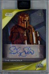 2023 Topps Star Wars Chrome Black The Armorer Autographs/#A-ES【10/50】