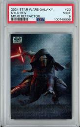 2024 TOPPS STAR WARS CHROME GALAXY Kylo ren Mojo Refractor/#23【13/50】【PSA9】