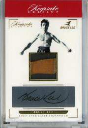 2024 SUPERBREAK KEEPSAKE BRUCE LEE 50th ANNIVERSARY COLLECTION Bruce Lee Relic/FIRST EVER LASER SIGNAPATCH/#34【36/99】