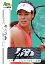 2013 ACE Authentic Grand Slam  Ana Ivanovic Autograph