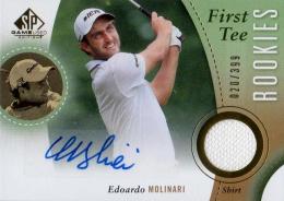 2013 SP Game Used Edition  Edoardo Molinari Relic Autographs 020/399