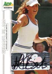 2013 ACE Authentic Grand Slam  Michelle Larcher De Brito Autograph