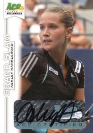 2013 ACE Authentic Grand Slam  Ashley Harkleroad Autograph