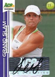2013 ACE Authentic Grand Slam  Varvara Lepchenko Autograph 11/25