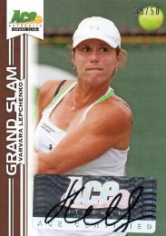 2013 ACE Authentic Grand Slam  Varvara Lepchenko Autograph 35/50