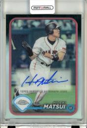 2024 TOPPS NPB CHROME ベースボールカード 松井秀喜 #AC-HMA Autographs 直筆サインカード 巨人