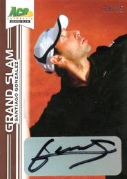 2013 ACE Authentic Grand Slam  Santiago Gonzalez Autograph 19/25