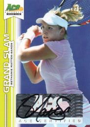 2013 ACE Authentic Grand Slam  Bethanie Mattek-Sands Autograph 10/10